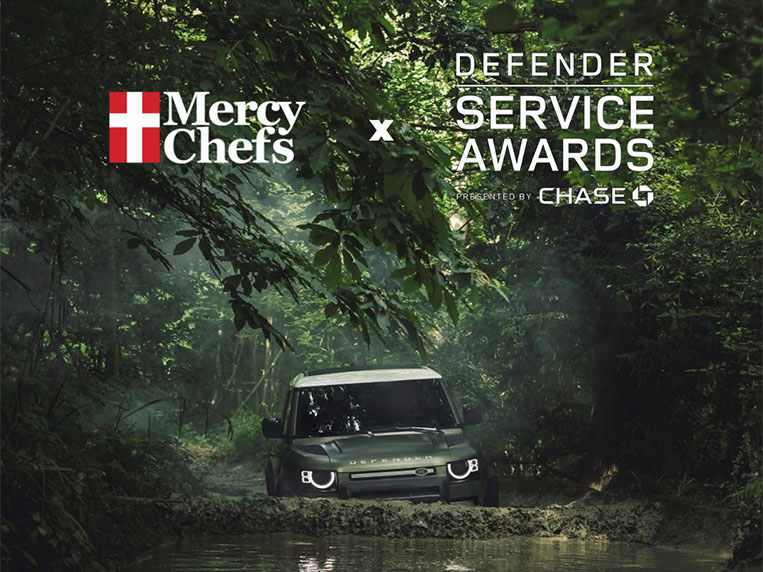 Mercy Chefs Named Finalist in the Second Annual Land Rover ‘Defender Service Awards’