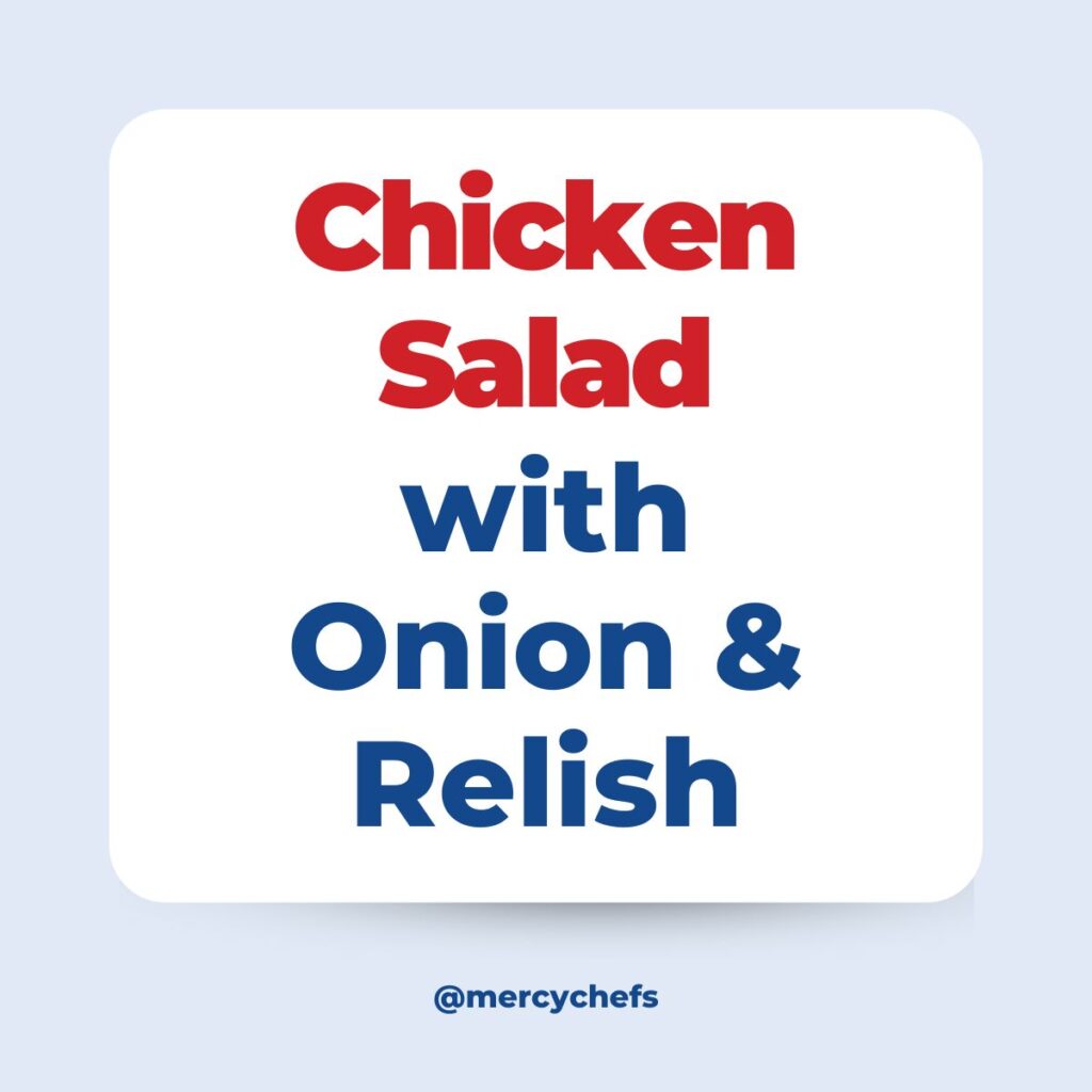 Chicken Salad with Onion and Relish Graphic