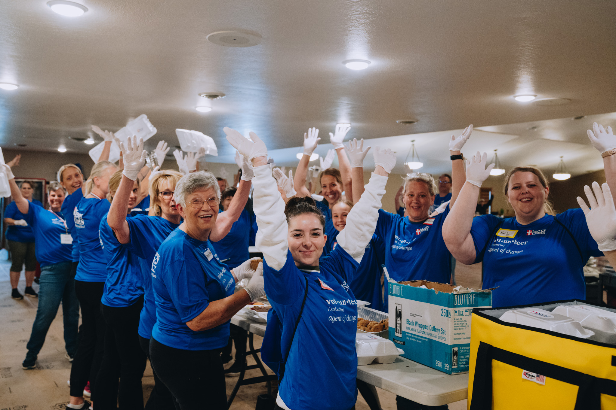 Volunteers in Rock Vally, IA