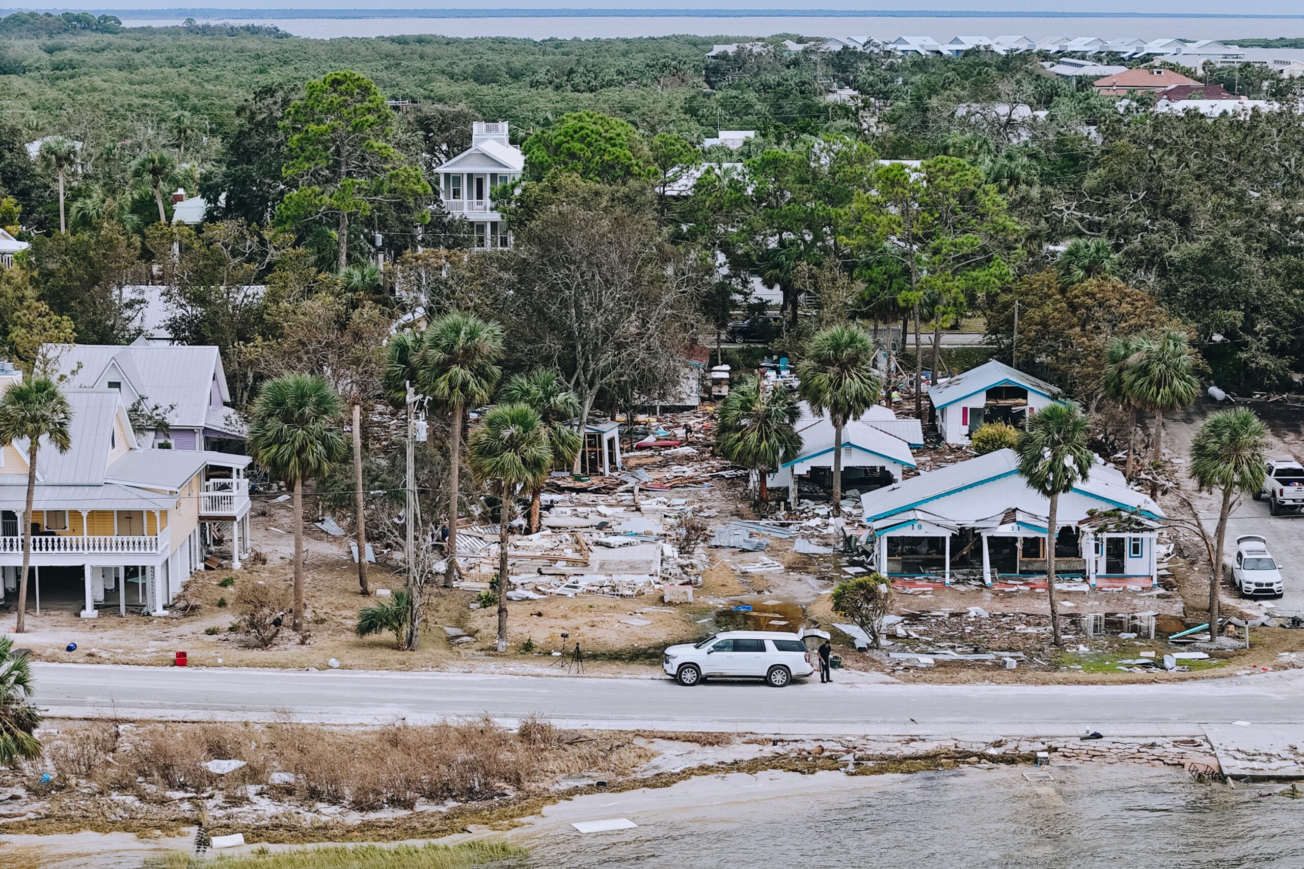 Hurricane damage in Florida