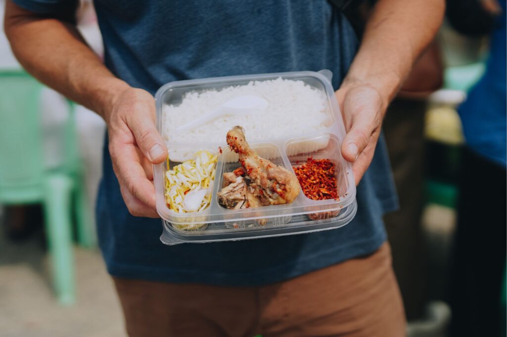 Image of a hot meal in Myanmar